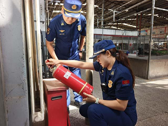 烏海消防 深入人員密集場所開展消防技術服務，筑牢安全防線